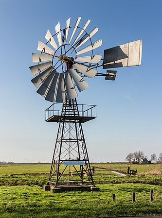 荷兰弗里斯兰省Goingarijp的Aermotor风格风车