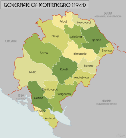 Administrative map of the Italian Governate of Montenegro (1941) GovernateOfMontenegro.png