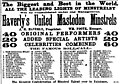 March 1880. John H. Lee and James Adams, William A. Huntley and Dan Emerson, whom he performed with elsewhere.