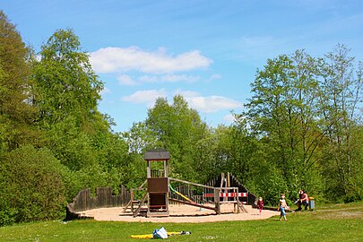 Der Spielplatz am Naturfreibad