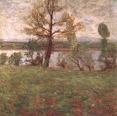 Springtime Mood (Banks of the Tisza River), 1912