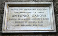 IMG 6761 - Milano - Lapide a Antonio Canova - Foto Giovanni Dall'Orto 8-Mar-2007.jpg