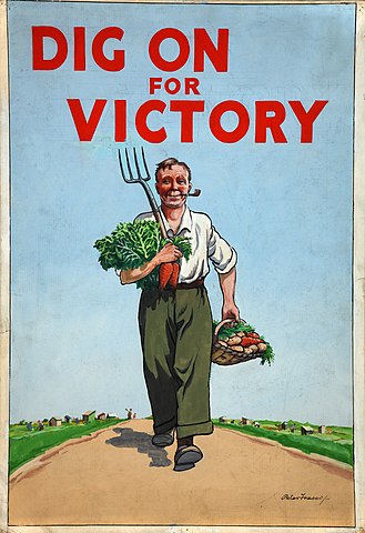 Dig for Victory! by Peter Fraser (1888-1950)