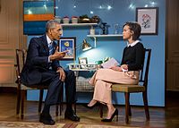 Ingrid Nilsen (Missglamorazzi) interviews Barack Obama