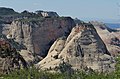 Ivins Mountain (right), Inclined Temple (left)