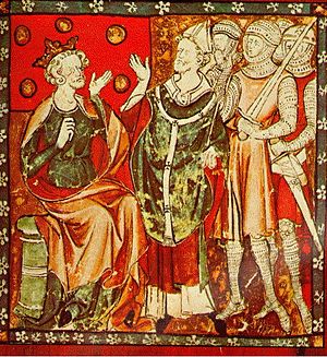 English: Henry II and Thomas Becket