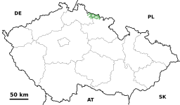 Krkonoše National Park (CZE) - location map.svg