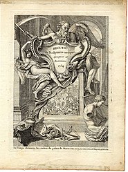 Le Temps découvre les ruines du palais de Marius en 1729, 1754, Nancy, Palais des ducs de Lorraine – Musée lorrain