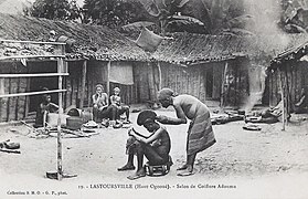 Salon de coiffure.