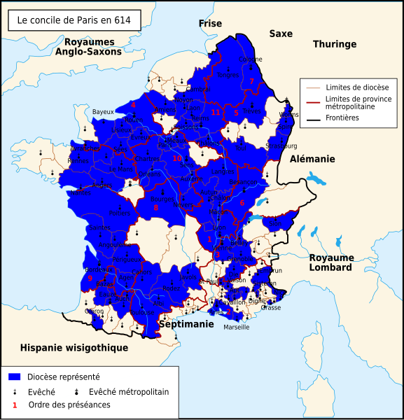 Fichier:Le concile de Paris en 614.svg