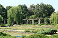 Sachgesamtheitsbestandteil der Sachgesamtheit Richard-Wagner-Hain (Park in den Stadtteilen Lindenau und Zentrum-West), mit den Einzeldenkmalen: Pergola und westliche Uferterrasse mit Freitreppe zum Wasser (siehe Einzeldenkmalliste – Obj. 09305237, OT Lindenau, Jahnallee), weiterhin Parkanlage und als Sachgesamtheitsteile: ehemaliges Altenheim und weitere Gebäude (OT Lindenau, Am Elsterwehr 8, 10 und 12) – (siehe auch Sachgesamtheitsliste, OT Zentrum-West, Jahnallee – Obj. 09299063)