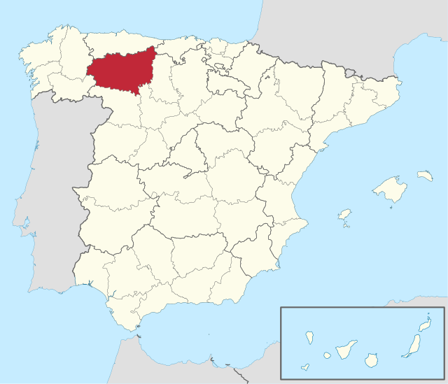 Kart over León
