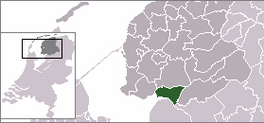 Lokasie van de veurmaolige gemeente Lemsterlaand