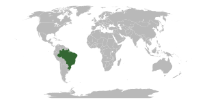 Locator map for Brazil
