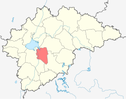 Location of Parfinas rajons