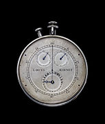 The first ever chronograph. A chronograph combines the functions of a stopwatch and a standard watch.