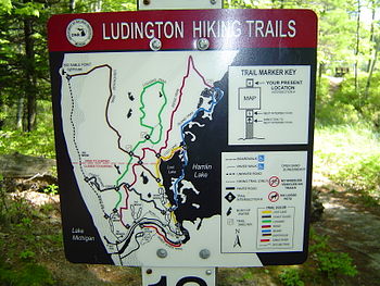 Ludington State Park hiking trails