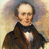 Charles Lyell at the British Association meeting in Glasgow 1840 Lyell 1840.jpg