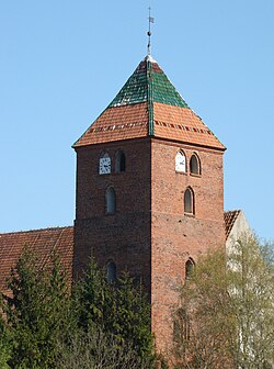 Skyline of Młynary