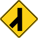 MUTCD W2-3aL