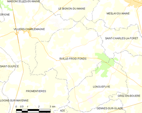 Poziția localității Ruillé-Froid-Fonds