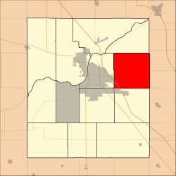 Location in Tippecanoe County