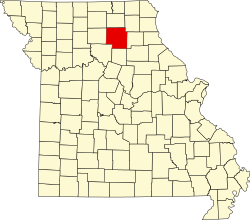 Elhelyezkedése Missouri államban