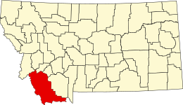 Contea di Beaverhead – Mappa