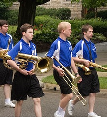 BHS Marching Band at July 4th Parade, 2008