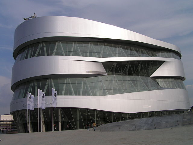 Mercedes museum in Stuttgart