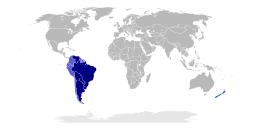 Localização do Mercosul