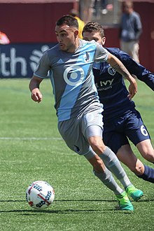 Miguel Ibarra playing for Minnesota United FC in 2017 Miguel Ibarra - Minnesota United - 2017-05-07 (cropped).jpg