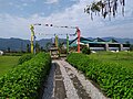 A monument dedicated to mountaineers who lost their lives along the path to museum hall