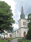 Näsby kyrka från väster