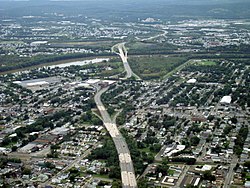 Pennsylvania Route 309 as it runs through Kingston and the surrounding areas