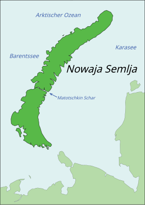 Nowaja Semlja mit Matotschkin Schar