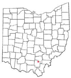 Vị trí trong Quận Jackson, Ohio