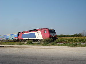 ADtranz diesel locomotive 220013 of Hellenic R...