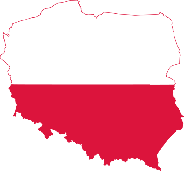 Fichier:Poland map flag.svg