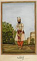 Raja Fateh Singh of Kapurthala from Tazkirat al-Umara by James Skinner (circa 1830).