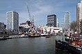 Rotterdam, ports (de Bierhaven-de Leuvehaven) from the Jufferkade