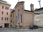 A church in red brick