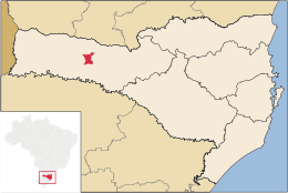 Faxinal dos Guedes – Mappa