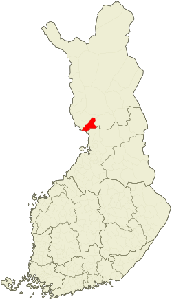 Location of Simo in Finland