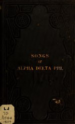 Миниатюра для Файл:Songs of Alpha delta phi (IA songsofalphadelt00newy).pdf