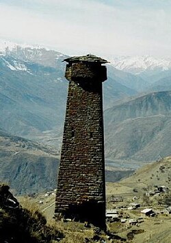 Obranná věž Šula bývalé pevnosti Djore