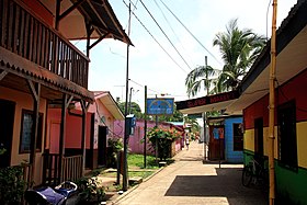 Le village de Tortuguero.