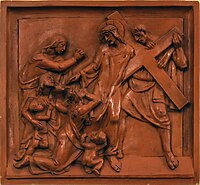 Vladimír Astl, Křížová cesta (8), Kristus napomíná plačící ženy