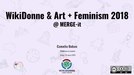 Art + Feminism 2018 a Torino