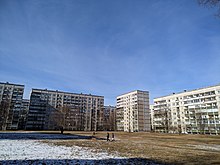 Typical inner yard in Ziepniekkalns (2022)